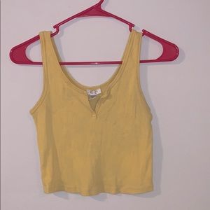 Yellow tank top
